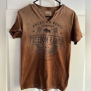 American Highway Rodeo Buckle T-shirt Small